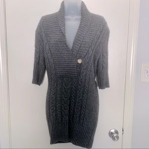 Chunky Gray Sweater, Size Medium